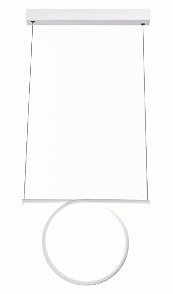 LED Pendelleuchte Weiß 20W 4000K 1517lm Donatella günstig online kaufen