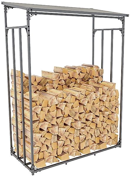 CLP Kaminholzregal Unterstand Ruston L, BxTxH:130x70x185 günstig online kaufen