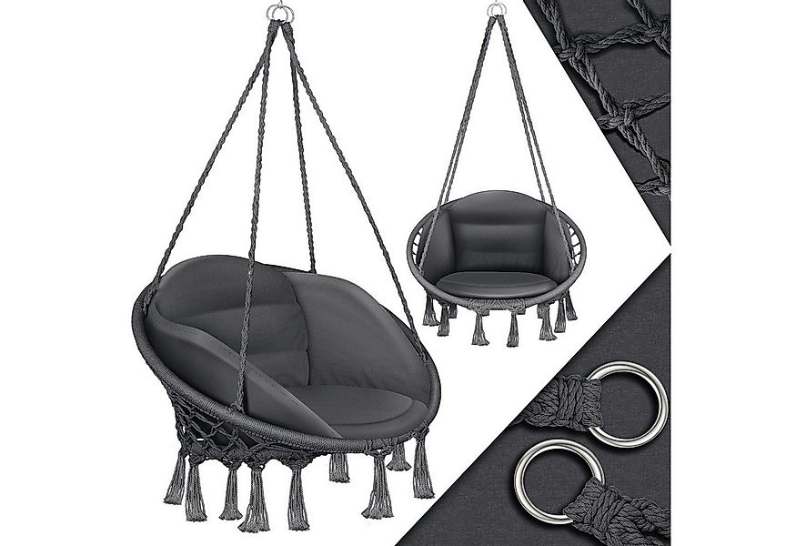 KESSER Hängesessel, Hängesessel mit Kissen Chill Hängestuhl zum Aufhängen günstig online kaufen