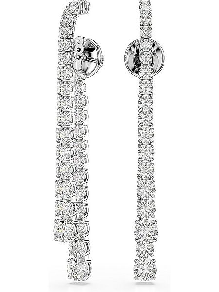 Swarovski Paar Creolen Swarovski Damen-Creolen Metall Swarovski-Kristall (P günstig online kaufen