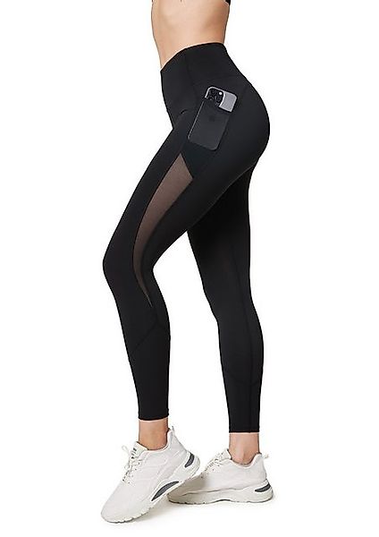 Yvette Leggings Damen Sportleggings mit Mesh Tasche high waist Sporthose, 5 günstig online kaufen