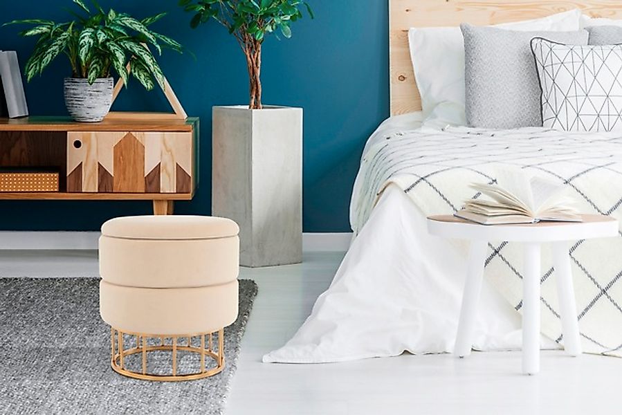 Kayoom Stauraumhocker »Hocker Zero 525, Sitzhocker mit Komfort,runde, moder günstig online kaufen