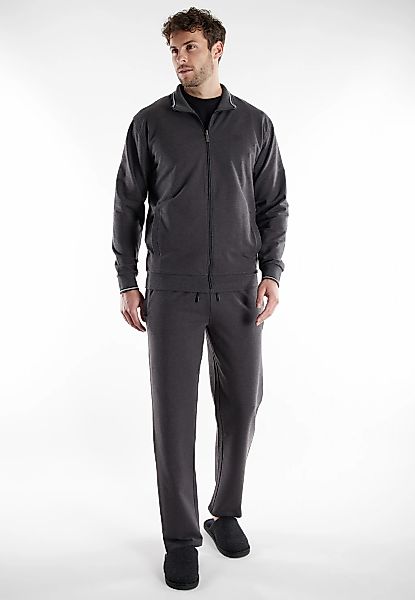 bugatti Loungeanzug "Bologna", (2 tlg.), Langarm, lange Hose, mit Seitentas günstig online kaufen