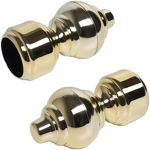 Liedeco Gardinenstangen-Endstück, Gardinen, (Set, 2-St), für günstig online kaufen