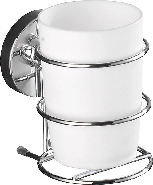 WENKO Zahnputzbecher Vacuum-Loc® Milazzo, befestigen ohne bohren günstig online kaufen