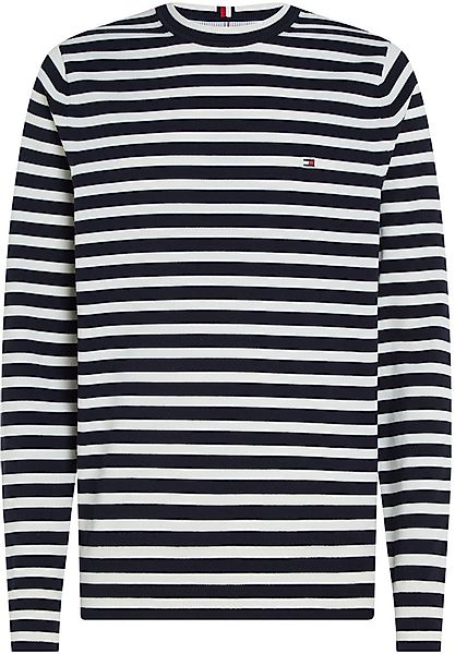 Tommy Hilfiger Pullover Streifen Navy - Größe XL günstig online kaufen