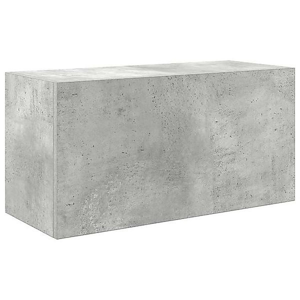 vidaXL Badezimmerspiegelschrank Bad-Wandschrank Betongrau 60x25x30 cm Holzw günstig online kaufen