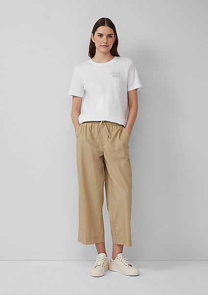 s.Oliver 3/4-Hose Leichte Culotte aus Baumwollmix günstig online kaufen