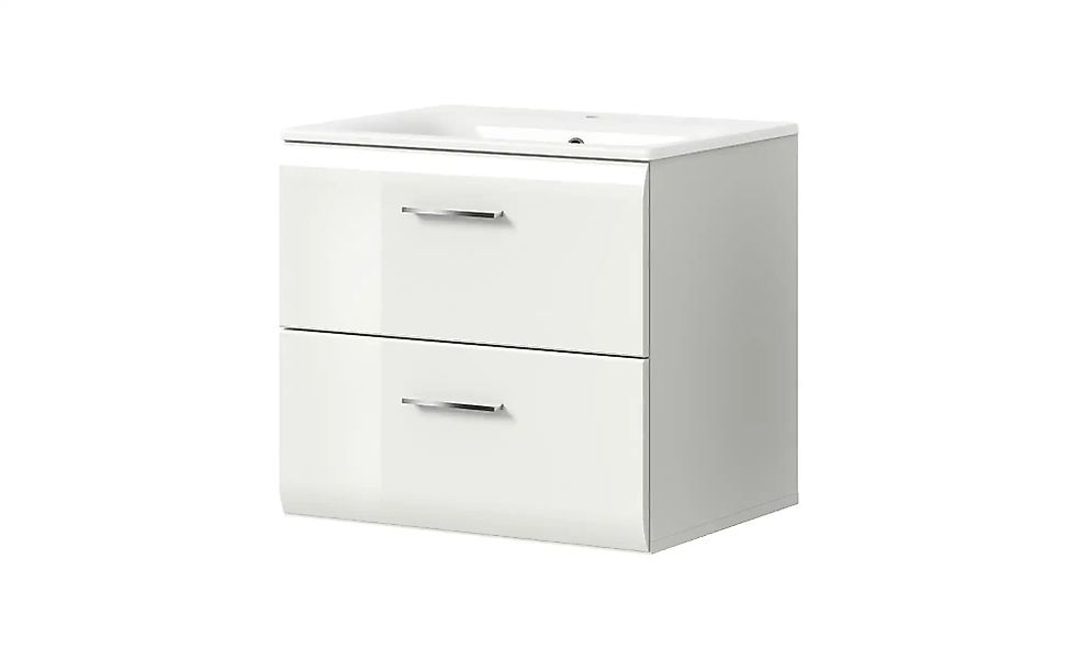 Waschtisch inkl. Waschbecken  Igelsbachsee ¦ weiß ¦ Maße (cm): B: 60 H: 55 günstig online kaufen