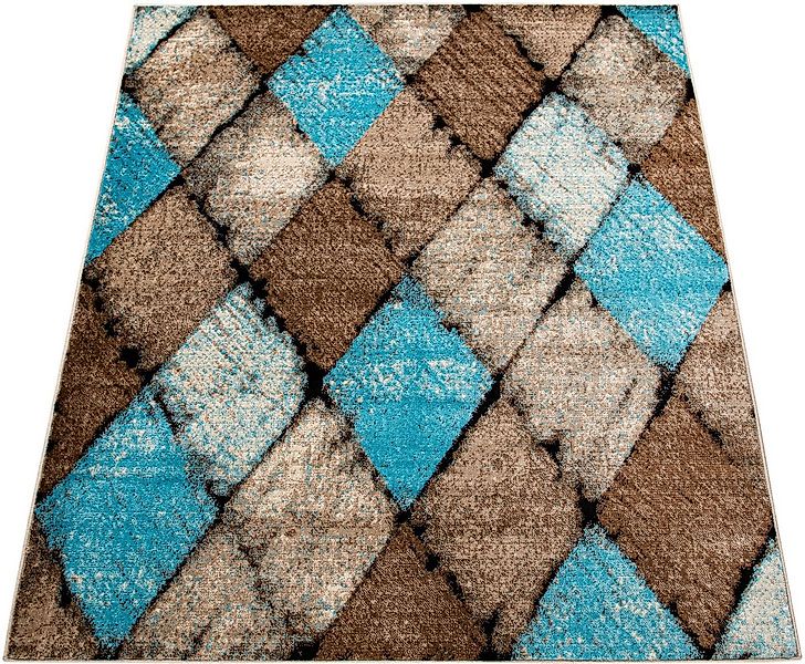 Paco Home Teppich Metro 167, rechteckig, Höhe: 12 mm, Kurzflor, modernes Ra günstig online kaufen