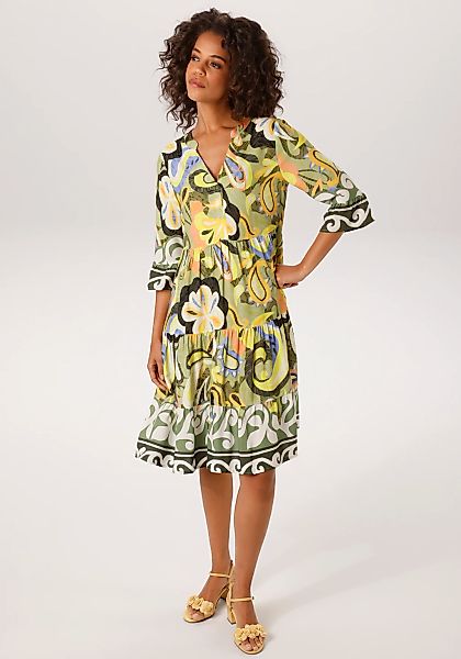 Aniston CASUAL Tunikakleid mit farbenfrohen, großflächigem Paisley-Druck - günstig online kaufen