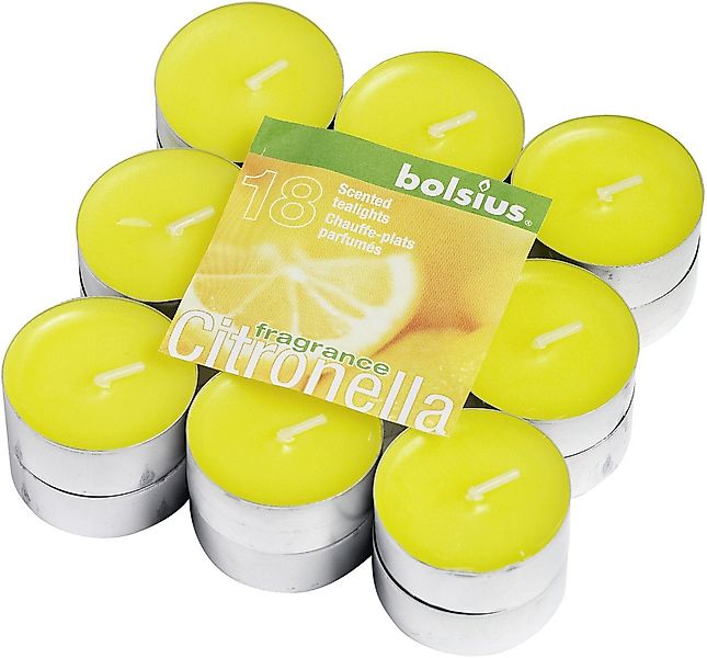 Bolsius Duftkerze Bolsius Duftteelichter Citronella, Höhe günstig online kaufen