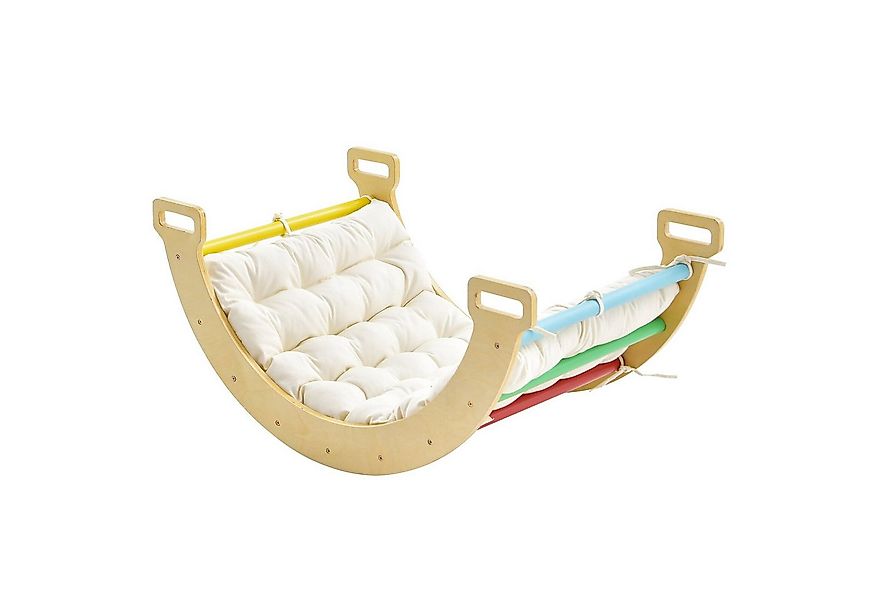 KOMFOTTEU Klettergerüst Kletterbogen, mit Kissen, für Kinder ab 3 Jahren günstig online kaufen