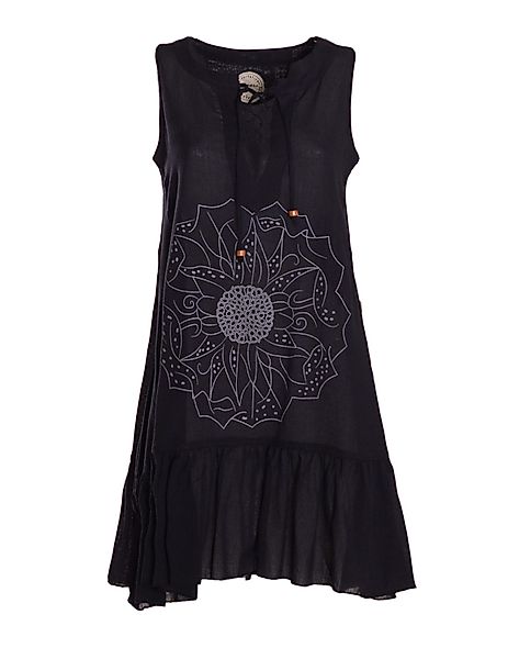 Vishes Tunikakleid Damen Hängerkleid Baumwolle Blumen günstig online kaufen