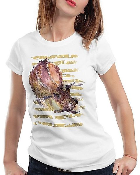 style3 T-Shirt Triceratops dinosaurier dreihorn günstig online kaufen