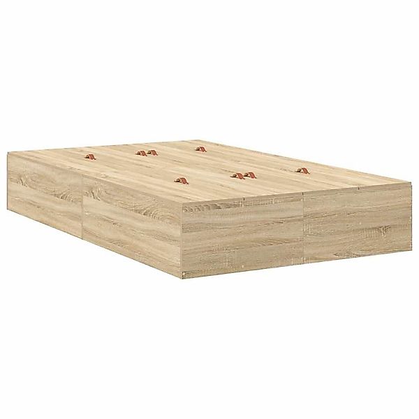 vidaXL Bett Bettgestell Sonoma Eiche 190 günstig online kaufen