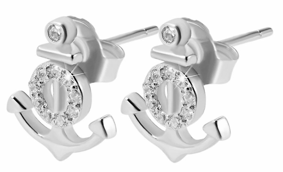 Adelia´s Paar Ohrhänger "Damen Ohrringe – Ohrstecker aus 925 Silber mit Zir günstig online kaufen