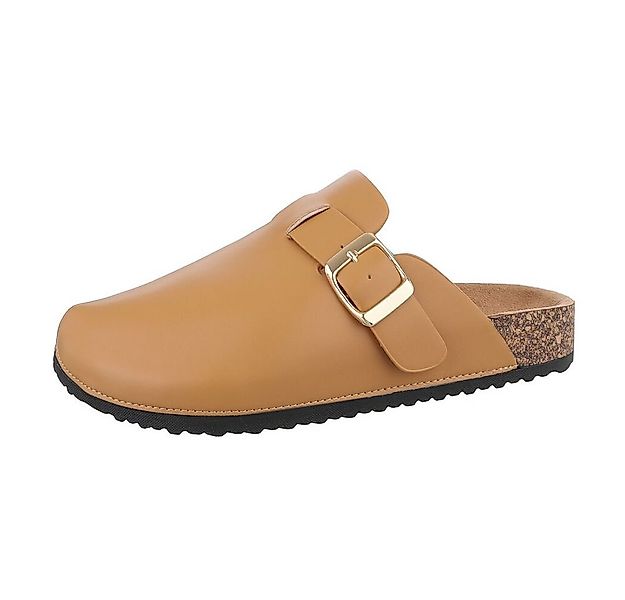 Ital-Design Damen Mules Freizeit Pantolette (85275974) Flach Pantoletten in günstig online kaufen