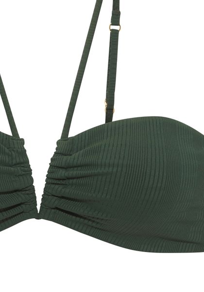 Copenhagen Studios Bandeau-Bikini-Top "Nela" mit V-förmigem Cut-Out vorn günstig online kaufen