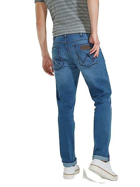 Wrangler Herren Jeans Greensboro - Regular Fit - Blau - Bright Stroke günstig online kaufen