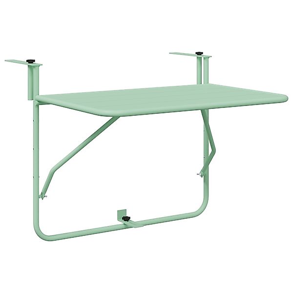 vidaXL Gartentisch Gartentische Mintgrün Metall Standard günstig online kaufen