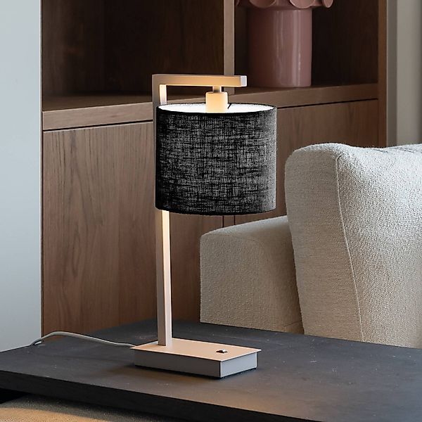 IT'S ABOUT ROMI Tischlampe Boston, schwarz/sandfarben günstig online kaufen