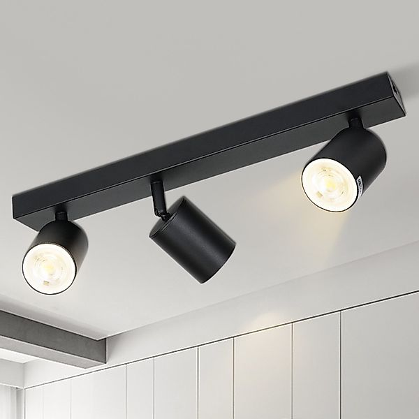 Nettlife Deckenstrahler Schwarz Wohnzimmer 2/3/4 Flammig günstig online kaufen