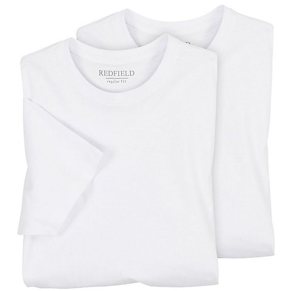 redfield Rundhalsshirt Redfield Doppelpack T-Shirts Übergröße weiß Dave günstig online kaufen