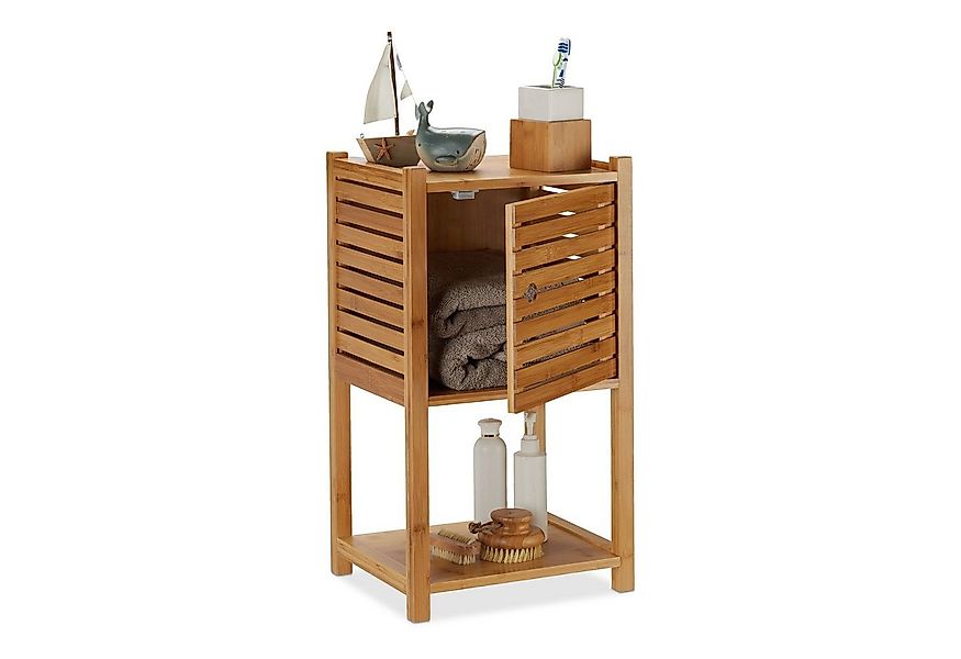 relaxdays Badregal Bambus mit 3 Ebene günstig online kaufen