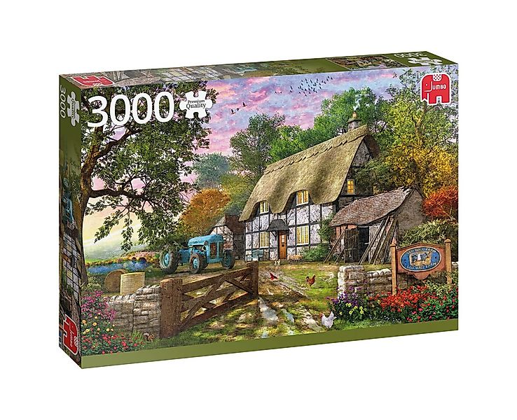Jumbo Spiele Puzzle Jumbo Spiele, Das Bauernhaus, 3000 Teile Puzzle, 3000 P günstig online kaufen