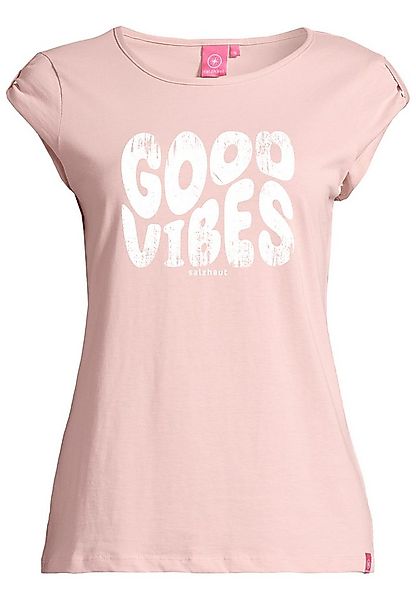 salzhaut T-Shirt BIIKE - GOOD VIBES Damen Tailliert Endlich wieder Sommer! günstig online kaufen