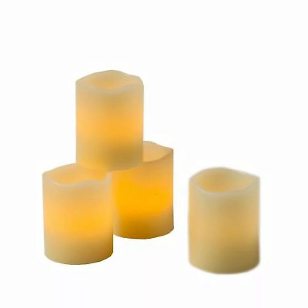 MARELIDA LED Kerzenset mit Auspustefunktion 4er Set creme günstig online kaufen