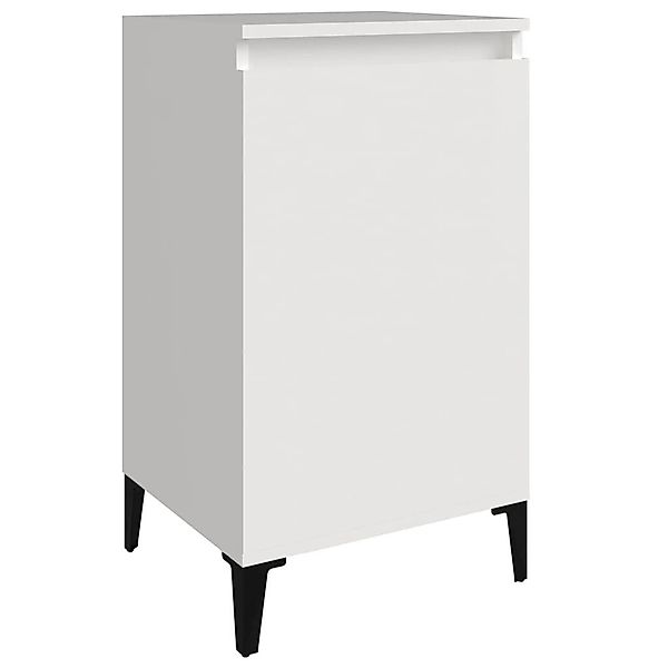 vidaXL Nachttisch Nachttisch Hochglanz-Weiß 40x35x70 cm günstig online kaufen