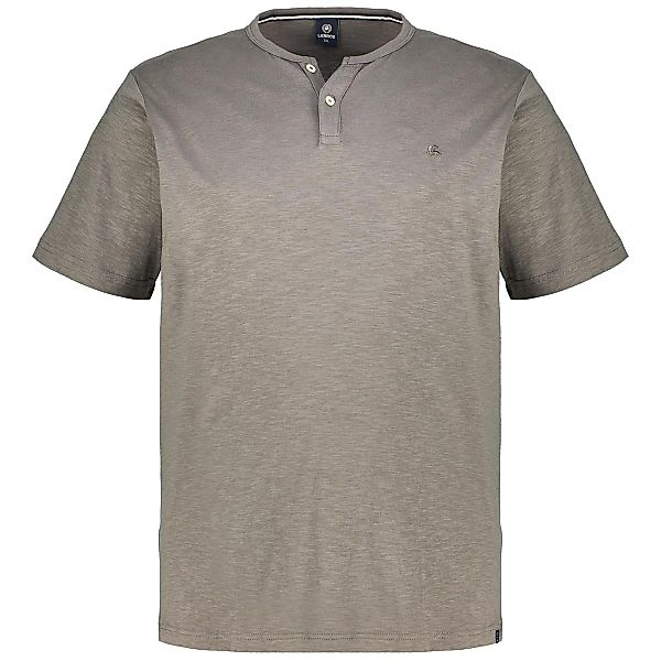 Lerros T-Shirt mit Serafinokragen Farbe grau Größe: 3XL günstig online kaufen