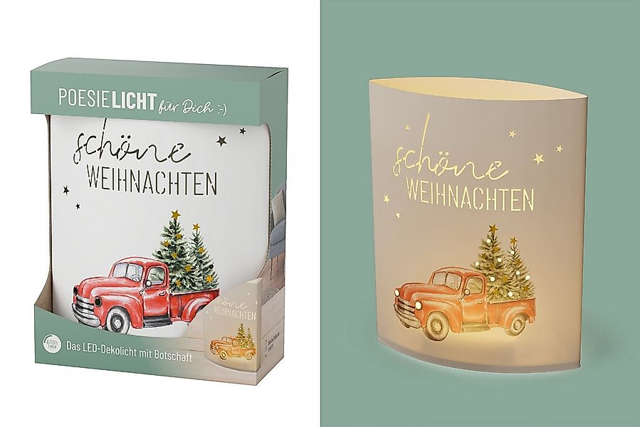 La Vida LED Dekolicht Deko Lampe Leuchte Batterie Poesielicht f. Dich la vi günstig online kaufen