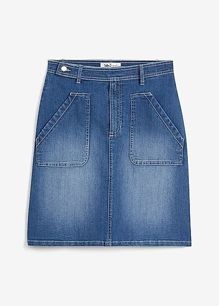 Jeansrock, High Waist, Stretch günstig online kaufen