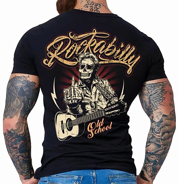 GASOLINE BANDIT® T-Shirt für Rock'n Roll und Rockabilly Fans: Oldschool günstig online kaufen