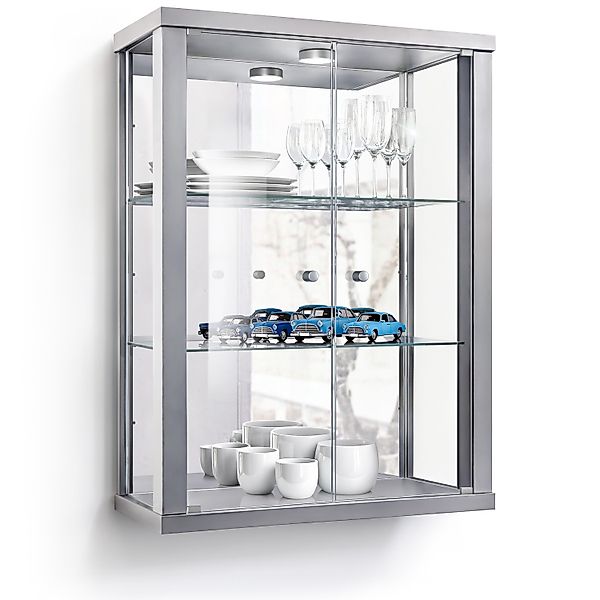K-Möbel Hängevitrine C1013 (Glasvitrine (80x60x25 cm) günstig online kaufen