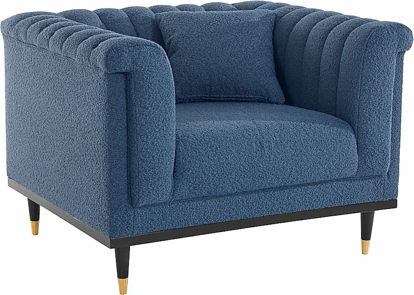 Home affaire Cocktailsessel "Chamby New Sessel", im Bouclé-Strukturbezug mi günstig online kaufen
