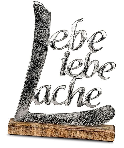 formano Dekofigur Schriftzug Lebe Liebe Lache günstig online kaufen