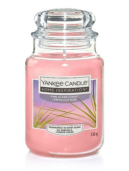 Yankee Candle Duftkerze Yankee Candle Duftkerze Großes Glas Pink Island günstig online kaufen