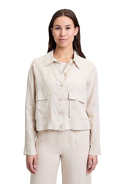 Cartoon Canvasjacke Cartoon Casual-Jacke mit aufgesetzten günstig online kaufen
