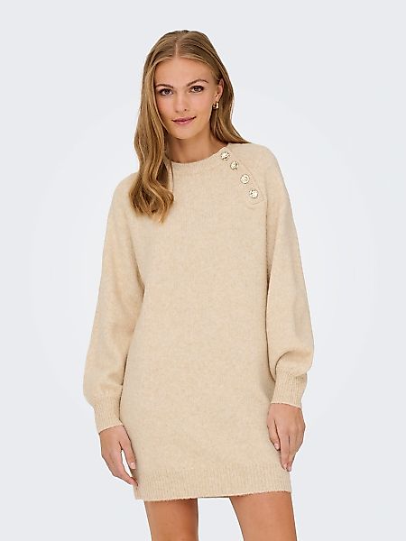 ONLY Midikleid "ONLEMMA LIFE LS BUTTON ONEC DRESS CC KNT", Sommerkleid günstig online kaufen