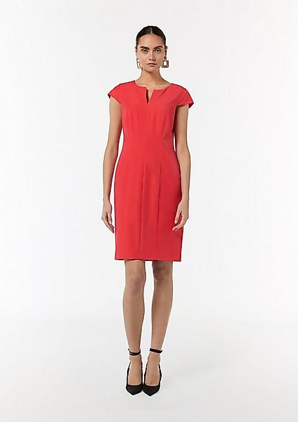 comma Minikleid Kleid Antailliertes Kleid aus Viskosestretch günstig online kaufen