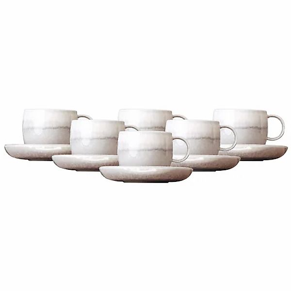 like. by Villeroy & Boch Tasse »Kaffeetassen mit Untertassen Perlemor Sand günstig online kaufen