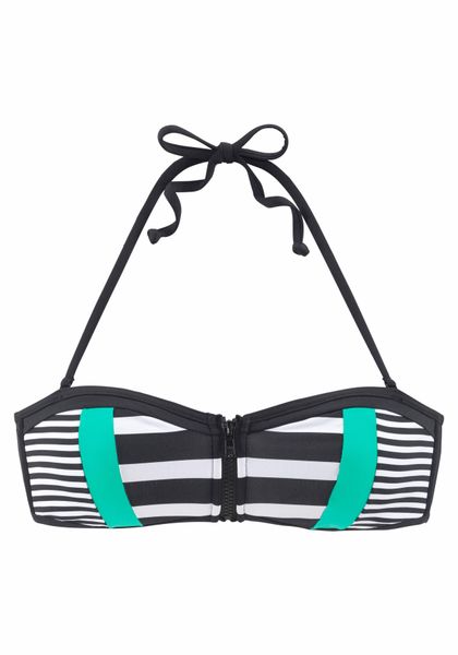 KangaROOS Bandeau-Bikini-Top Anita, mit Reißverschluss zwischen günstig online kaufen