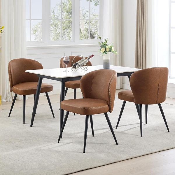 GarveeMore Esszimmerstuhl aus PU-Leder,moderne Esszimmer und günstig online kaufen