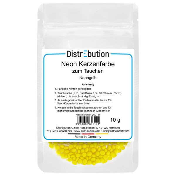 DistrEbution Kerzenmalfarbe Neon Kerzenfarben Wachsfarben zum günstig online kaufen