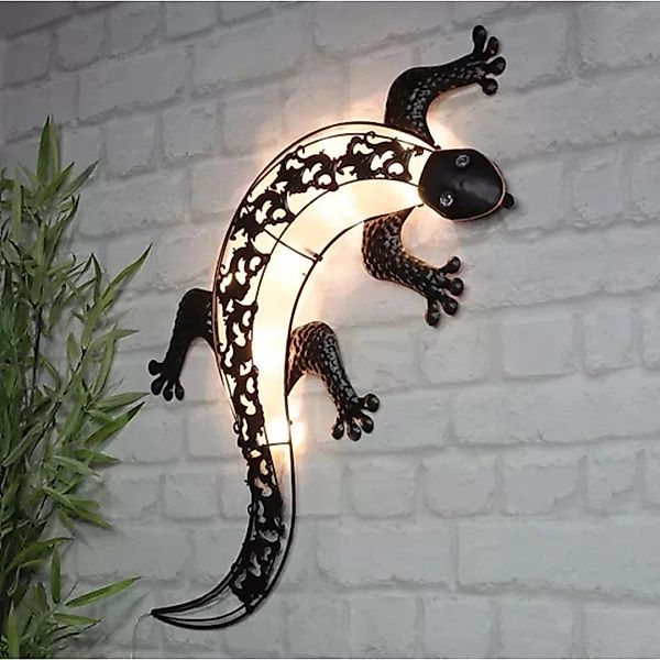 Hi Led-solar-außenwandleuchte Gecko günstig online kaufen