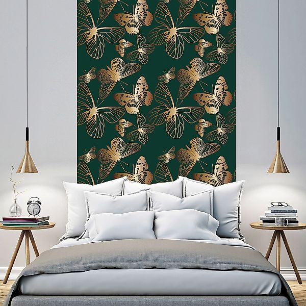 queence Vinyltapete »Sonia«, bedruckt-Motiv-botanisch-floral-gemustert-natü günstig online kaufen